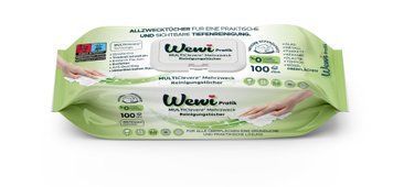 Сер зв. д/прибирання з Сіллю 100шт. (Вейві) Wewi 1/12 (Зелена) 00-00000385 фото