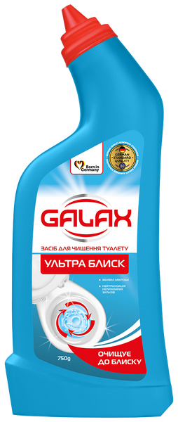 Гель д/туалету 0,75л. Галакс (Galax) Ультра Блиск 00-00000512 фото