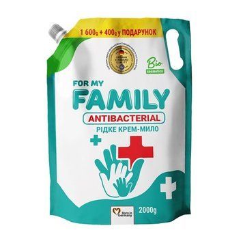 Мило рідке 2л. Антибактеріальне Family (Фемілі) Сошет. 00-00002211 фото