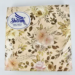 Сер 20 шт Sharm (Шарм) 33*33 Квіти Жовті 2ш (3а) (G) 00-00003045 фото