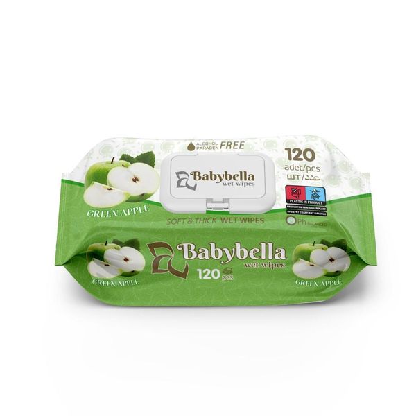 Сер зв. 120шт (Белла) BabyBella Яблуко/Apple Зелена 1/12 00-00002259 фото