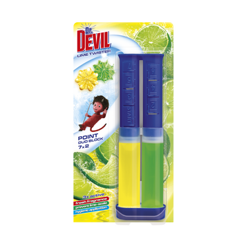 Туал.Блок Точковий 65гр. 7+2 (Dr.Devil) Др Девіл 3в1 Лаймовий твістер Lime twister 00-00002657 фото