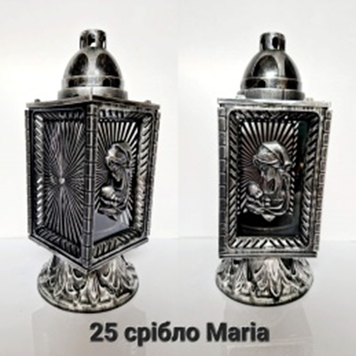Лампадка 25 Срібло Maria 6шт. 00-00002136 фото