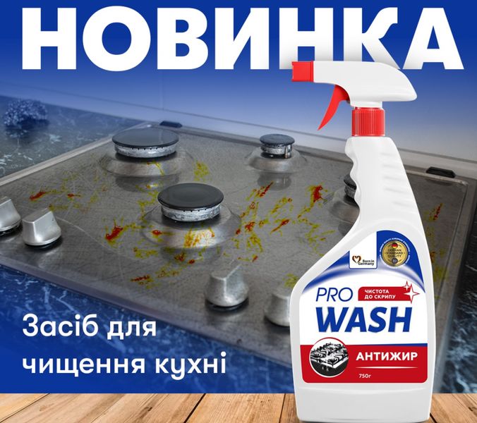 Засіб д/видал жиру 0,5л ПроВош Pro Wash Розпилювач 00-00000511 фото